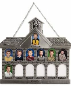 Antique Silver Tone Schoolhouse Frame