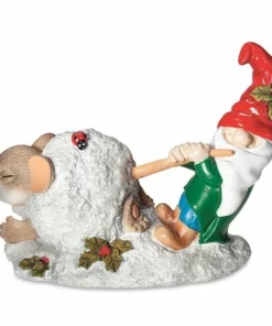 Mouse & Gnome Figurine By Charming Tails®