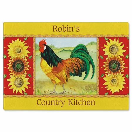 Country Kitchen Tempered Glass Cutting Board 1 Country Kitchen Tempered Glass Cutting Board