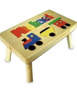 Train Personalized Puzzle Footstool