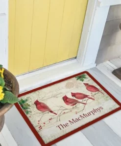 Winter Wonders Personalized Christmas Doormat -Department Store 479129 03