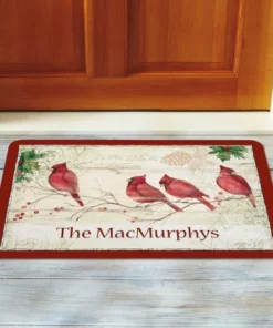 Winter Wonders Personalized Christmas Doormat -Department Store 479129 04