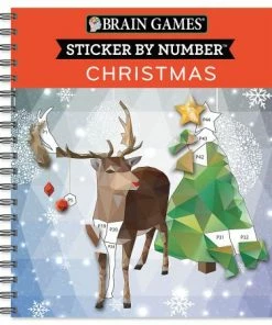 Christmas Sticker By Number Brain Games®