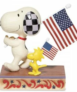 Snoopy & Woodstock Glory March Figurine By Jim Shore