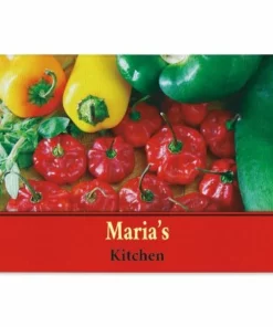 Chili Peppers Tempered Glass Cutting Board