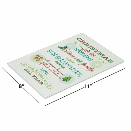 Christmas With Tempered Glass Cutting Board 2 Christmas With Tempered Glass Cutting Board - Image 2
