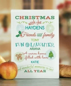 Christmas With Tempered Glass Cutting Board 11 Christmas With Tempered Glass Cutting Board -Department Store 610838 06