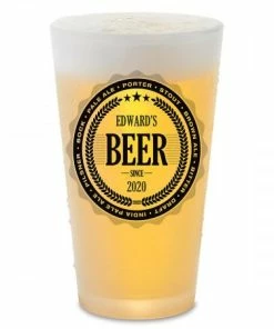 Brewing Beer Pint Personalized Glass