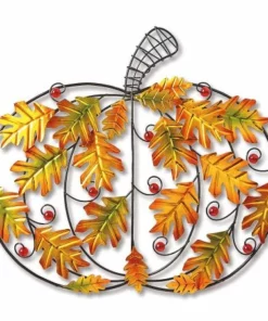 Pumpkin Metal Wall Decoration