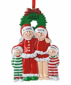 PJ Family Hand-Lettered Christmas Ornament -Department Store 616413b 2022 1