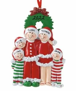 PJ Family Hand-Lettered Christmas Ornament -Department Store 616413c 2022 1