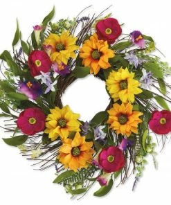 Sunflower Field Wreath