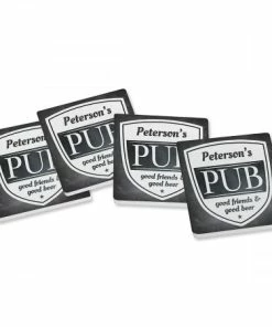 Pub Personalized Ceramic Coasters