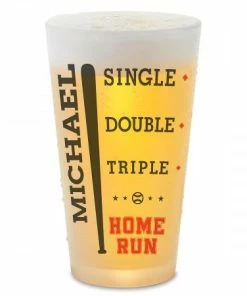 Baseball Personalized Pint Beer Glass