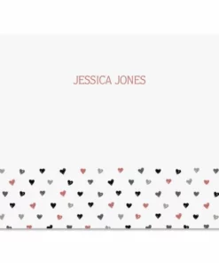Mini Hearts Personalized Note Cards -Department Store 618684 c 1