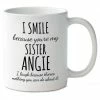 Smile Sister Personalized Mug