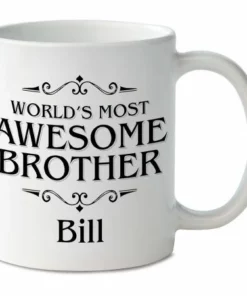 World's Most Awesome Brother Personalized Mug