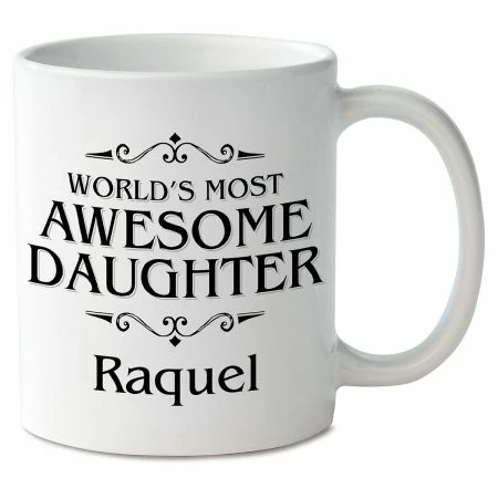 World's Most Awesome Daughter Personalized Mug 1 World's Most Awesome Daughter Personalized Mug