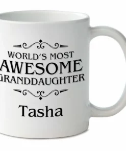 World's Most Awesome Granddaughter Personalized Mug