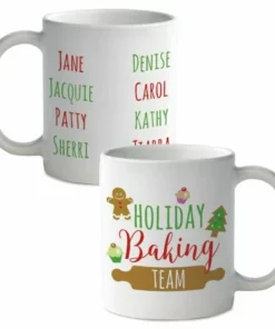 Holiday Baking Team Personalized Mug