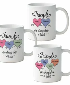 Friends Close At Heart Personalized Mug