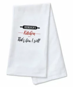 Rolling Pin Personalized Kitchen Towel