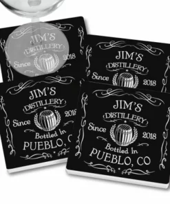 Distillery Personalized Ceramic Coasters