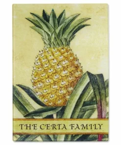 Pineapple Tempered Glass Cutting Board