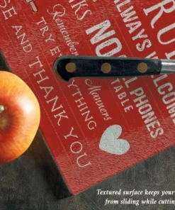 Kitchen Rules Tempered Glass Cutting Board -Department Store 619221 03