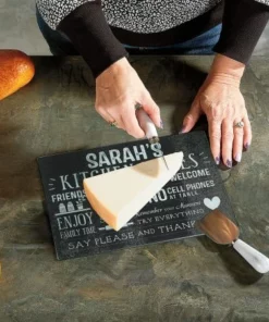 Kitchen Rules Tempered Glass Cutting Board -Department Store 619221 05