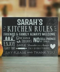 Kitchen Rules Tempered Glass Cutting Board -Department Store 619221 06