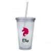 Unicorn Acrylic Personalized Beverage Cup