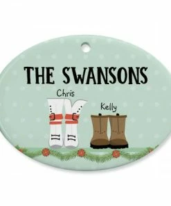 Boot Family Personalized Ornament