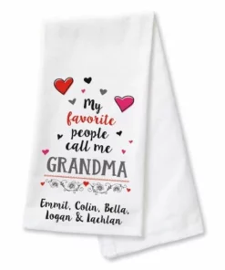 My Favorite Person/People Personalized Kitchen Towel