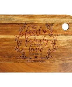 Blessings Engraved Wood Cutting Board