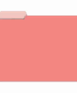 Charcoal & Coral File Folders Value Pack -Department Store 619912 07