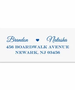 Married Couple Self-Inking Address Stamp -Department Store 619950b 02 2 1