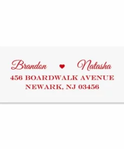 Married Couple Self-Inking Address Stamp -Department Store 619950c 02 1