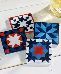 Americana Quilt Coasters
