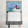 Vintage Grid Wire Calendar Holder