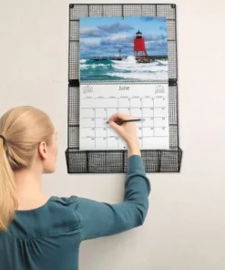 Vintage Grid Wire Calendar Holder -Department Store 620554 05