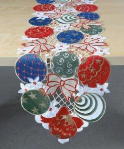 Ornament Runner With Bows