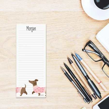Dachshund Personalized Shopping List Pads 3 Dachshund Personalized Shopping List Pads - Image 3