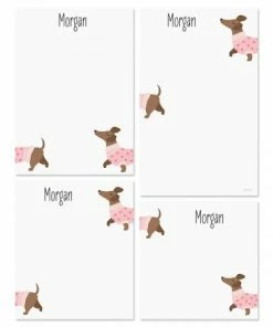 Dachshund Personalized Notepads