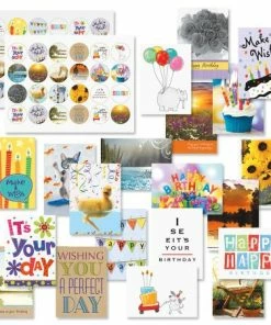 Mega Birthday Greeting Cards Value Pack With Seals