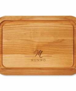 Name Initial Engraved Wood Cutting Board