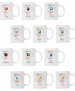Birthstone Personalized Mug