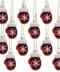 Glass Mittens Ornaments