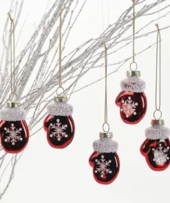Glass Mittens Ornaments -Department Store 622048 04