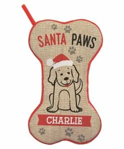 Santa Paws Personalized Christmas Stocking